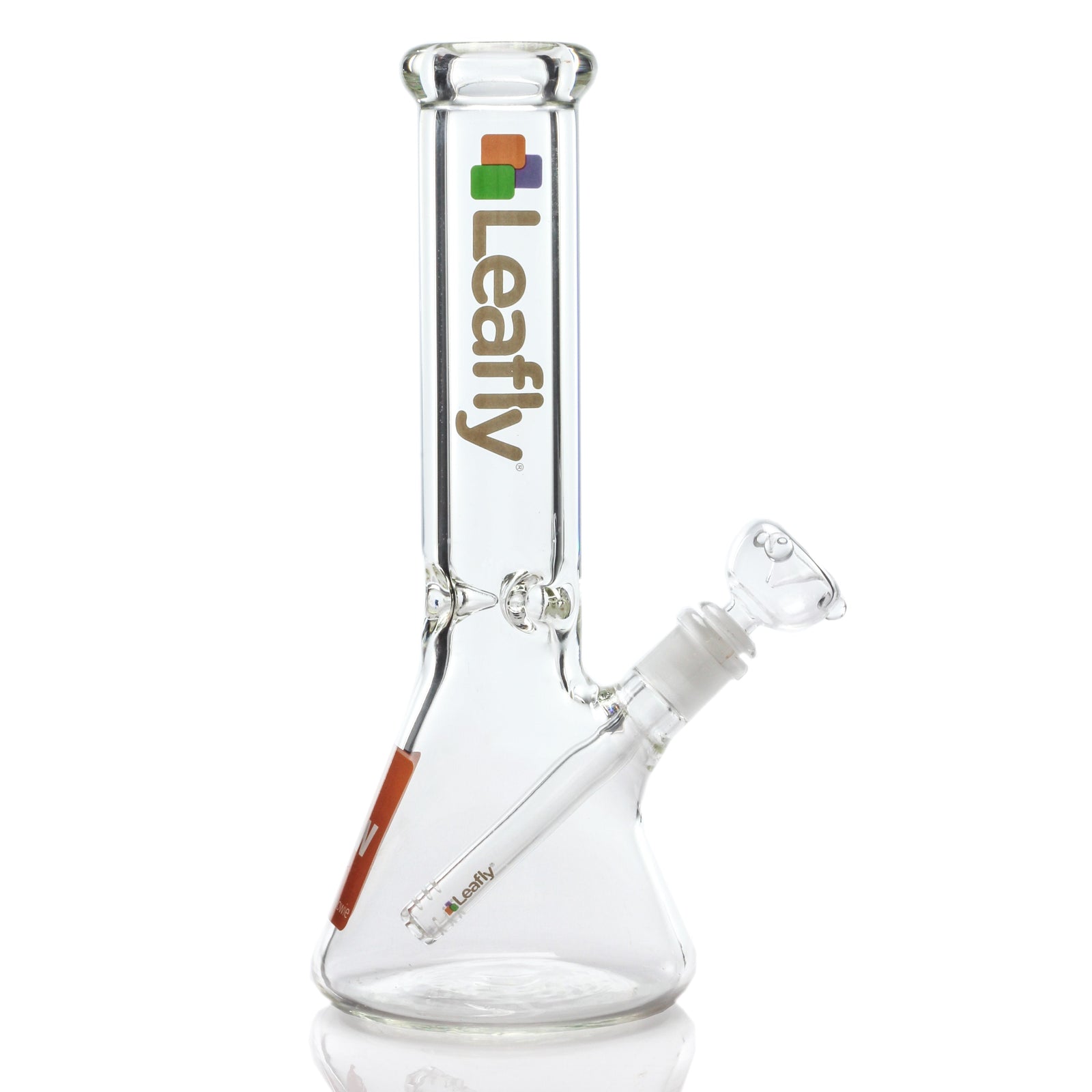 Leafly Strain Tile Beaker Bong - Sativa, Indica or Hybrid