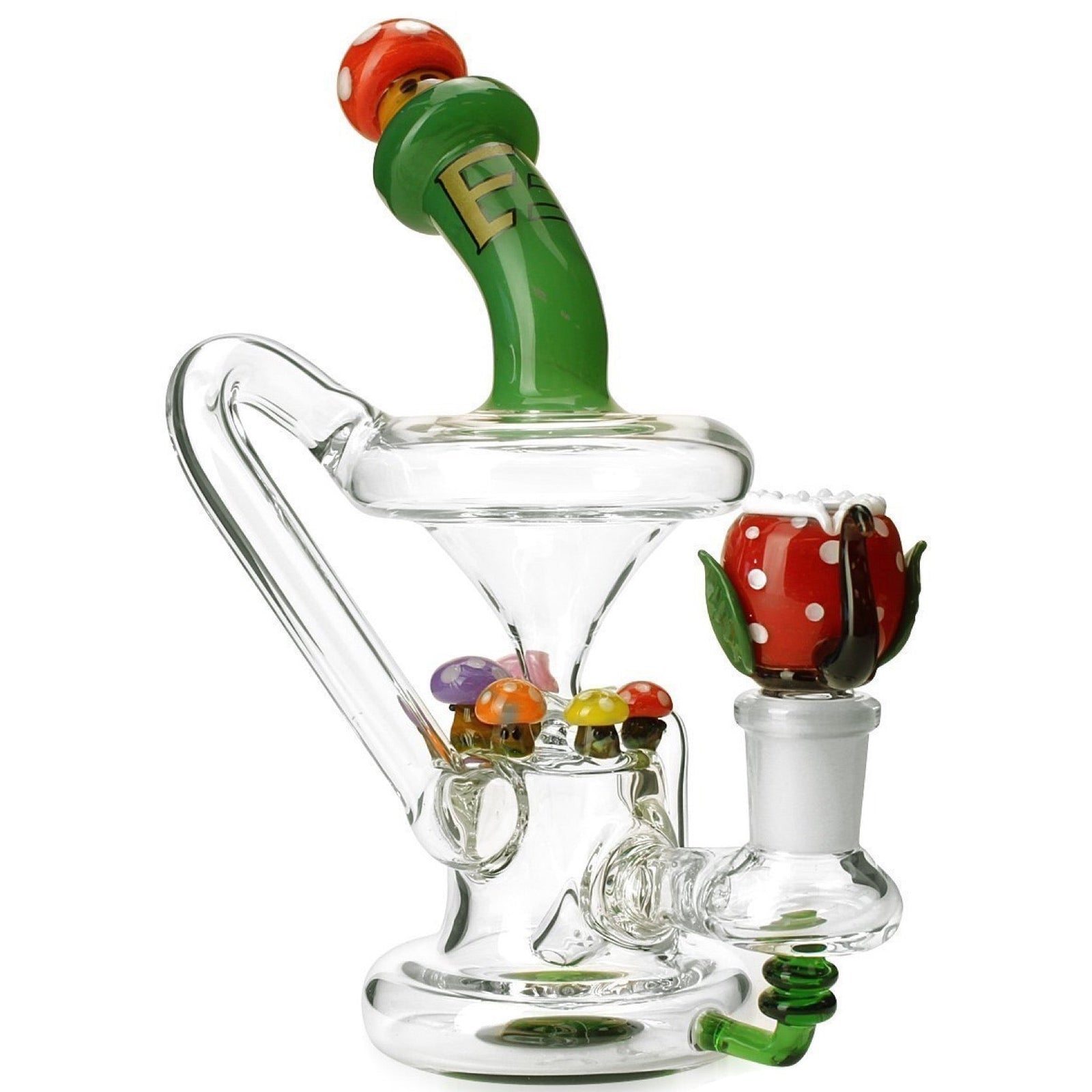 Empire Glassworks Mini Mushroom Recycler Bong 🍄