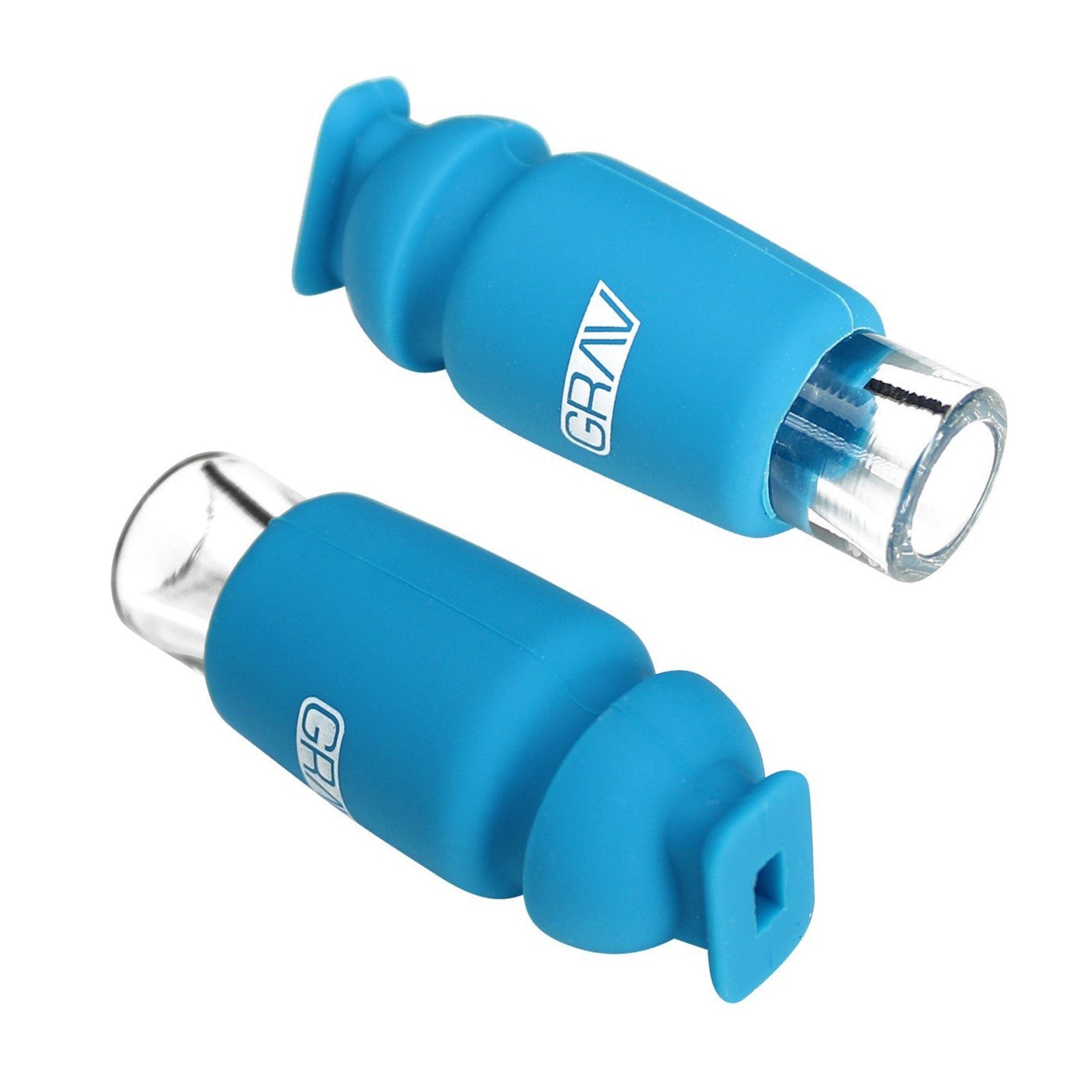 Grav® Silicone Capped Glass Crutch Filter Tip