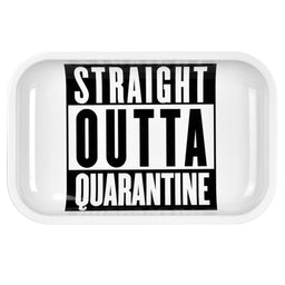 Pulsar "Straight Outta Quarantine" Metal Rolling Tray (11" x 7")