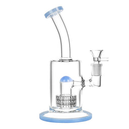 CaliConnected Mega Matrix Perc Bong Light Blue