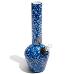 Chill Steel Pipes - Limited Edition - Tommy Chong Chill Bong: Blue Paisley Bandana