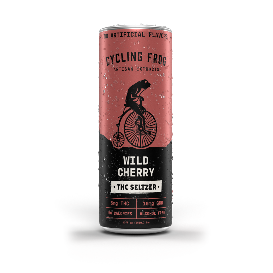 Cycling Frog Wild Cherry THC Seltzer (6-pack)