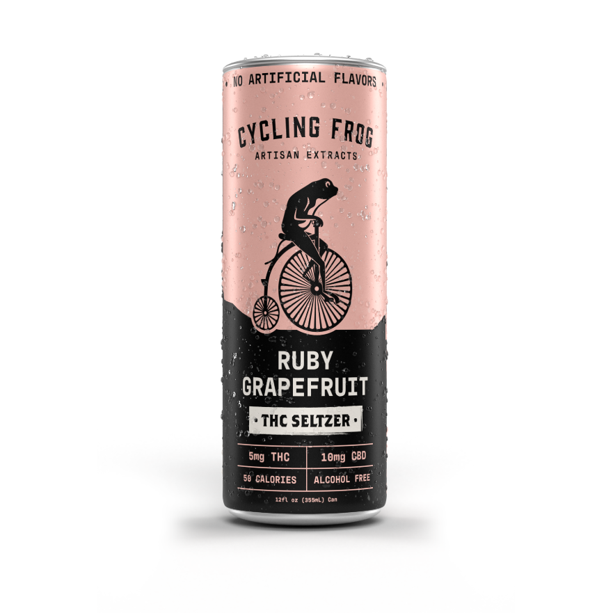 Cycling Frog Ruby Grapefruit THC Seltzer (6-pack)