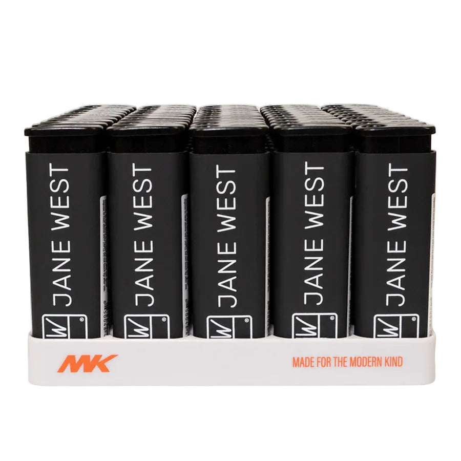 Jane West MK Torch Lighter | Black - 50ct POP Display