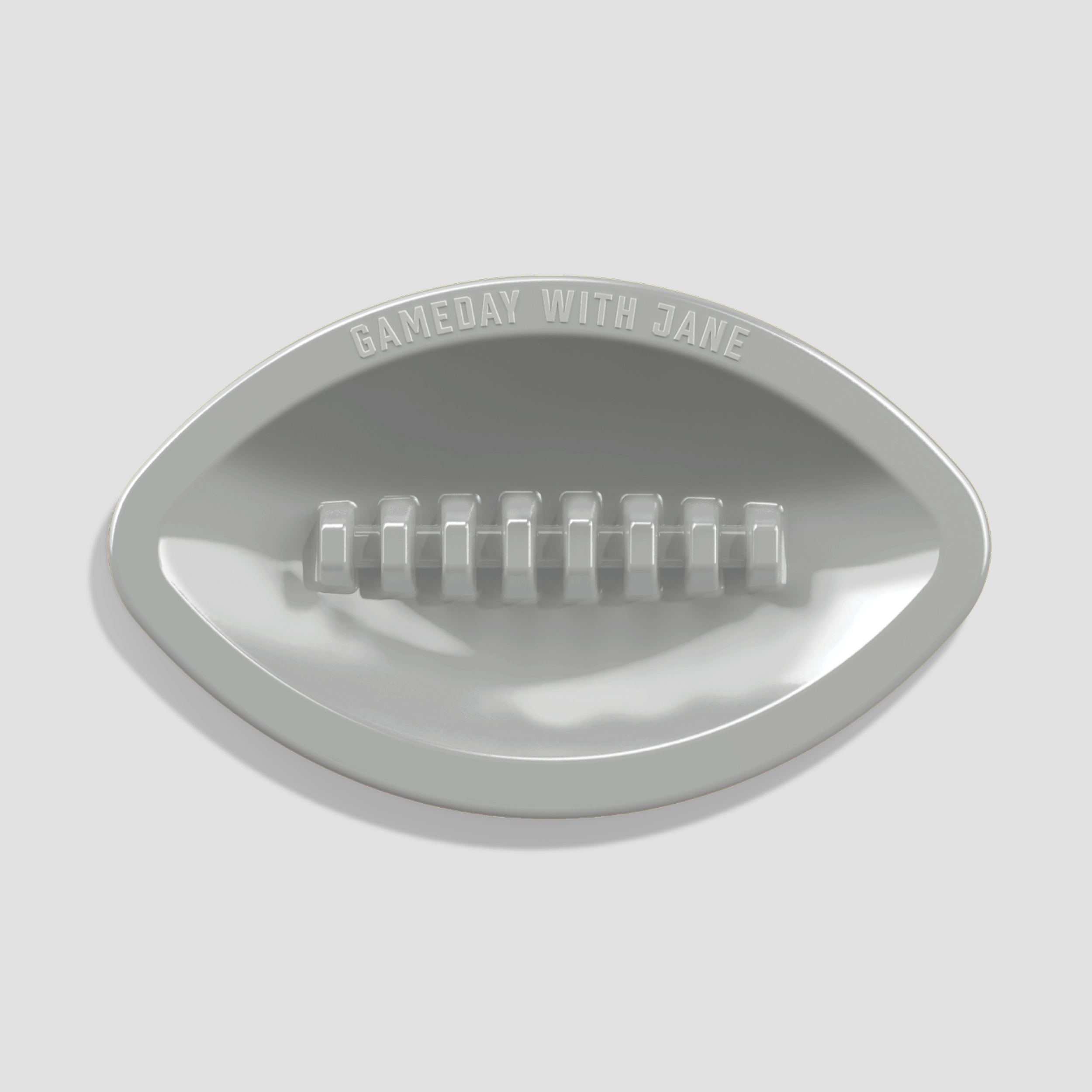 Gameday With Jane West | Football Ashtray | Grey (18-Pack)
