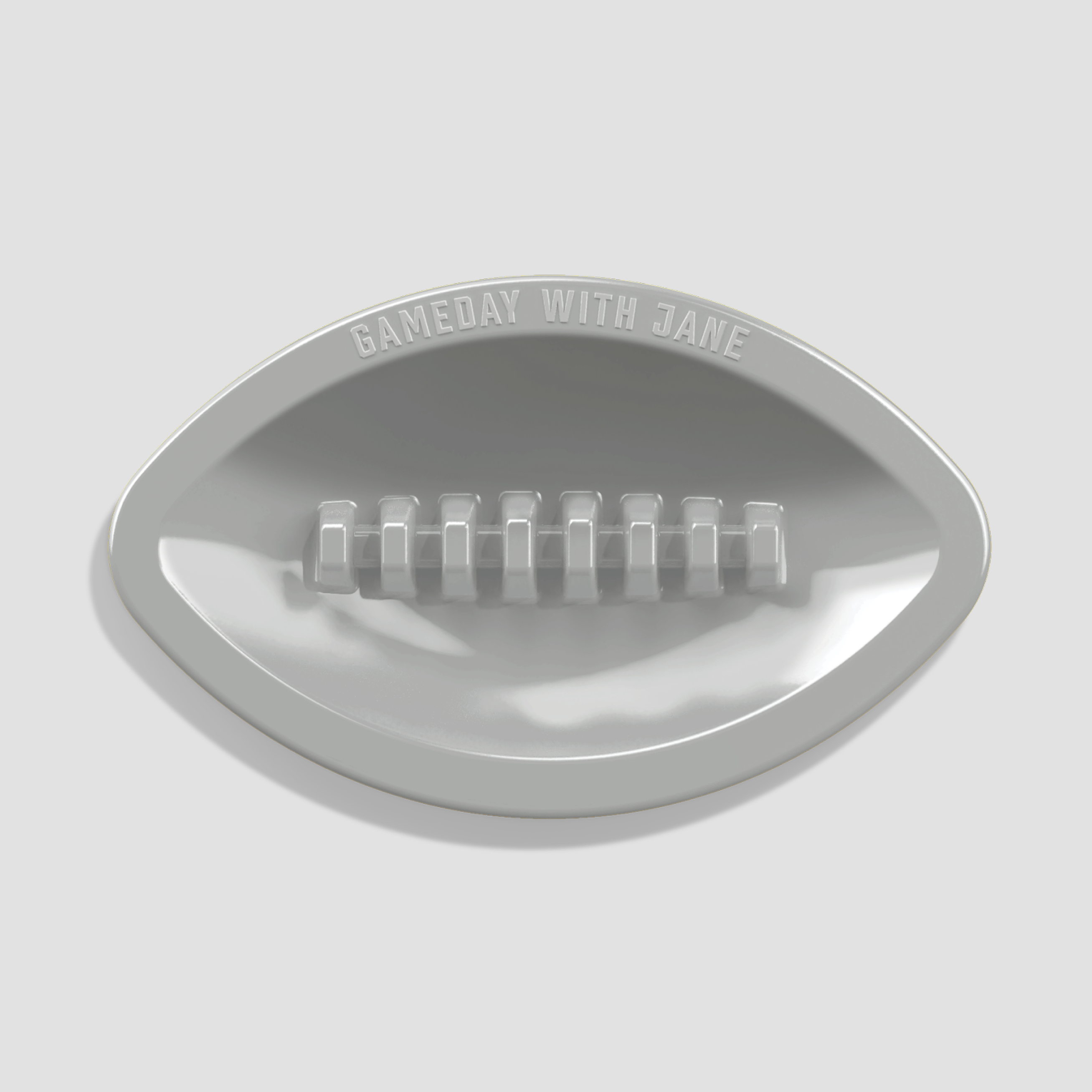 Gameday With Jane West | Football Ashtray | Grey (18-Pack)