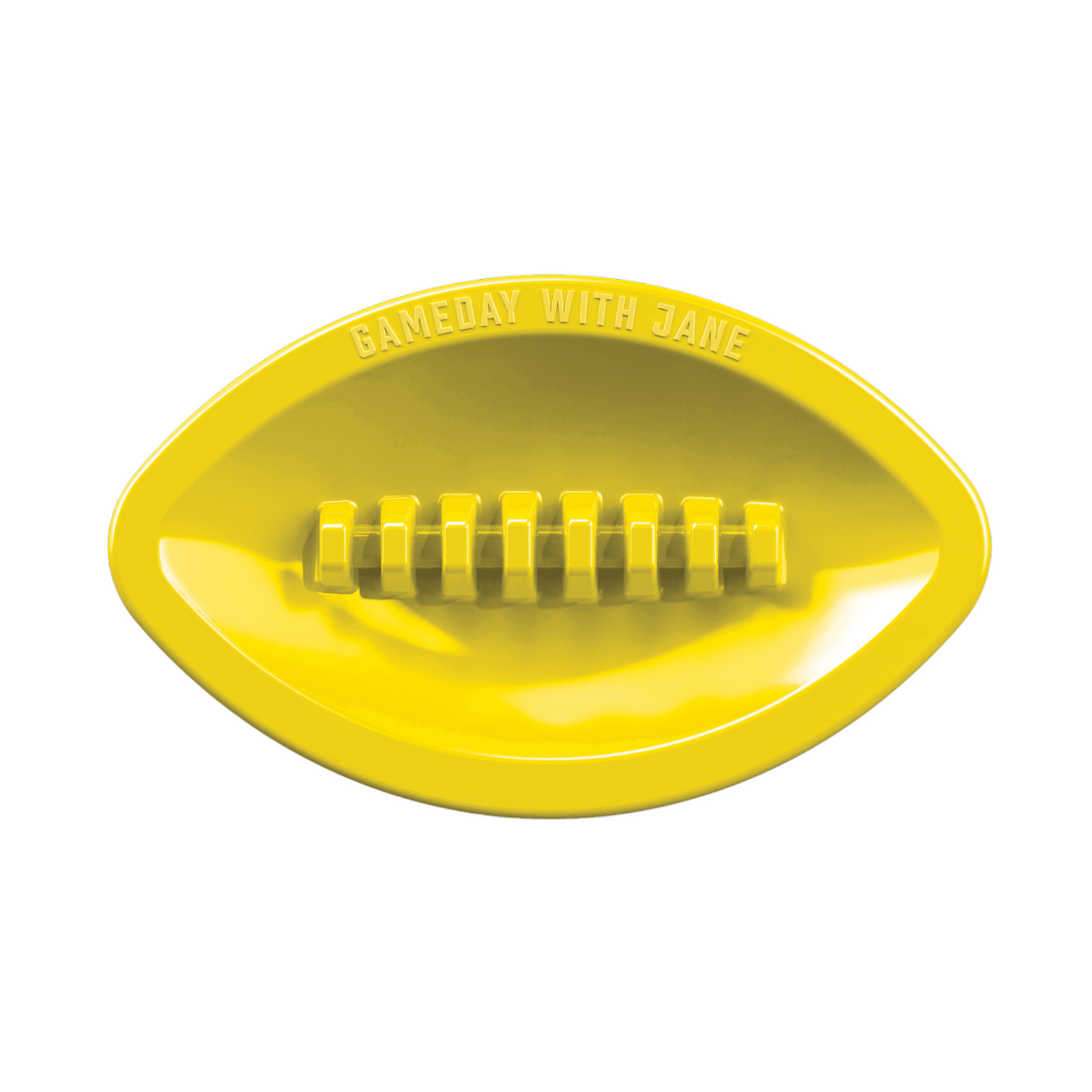 Gameday With Jane West | Football Ashtray | Yellow (18-Pack)