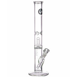 LA Pipes 16" 5mm Thick Showerhead Straight Tube Bong