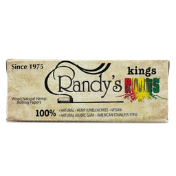 Randys King Roots - XL Organic Hemp Wired Rolling Papers