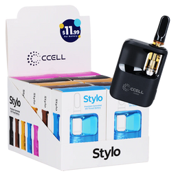 CCELL Stylo 510 Cartridge Vape Battery | 500mAh | Assorted Colors | 10ct Display