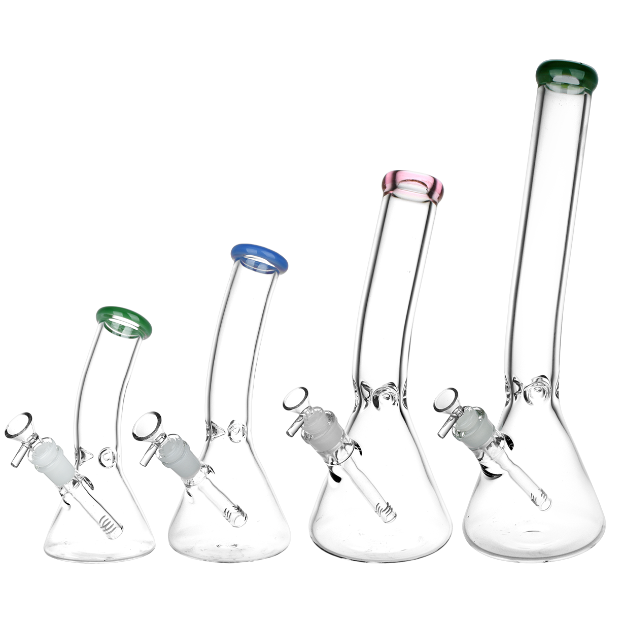 Classic Bent Neck Glass Beaker Bongs