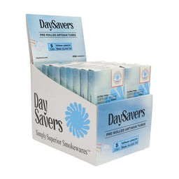 DaySavers Wholesale 109mm Tubes Glass Tip 5 Pack 20 Count Display