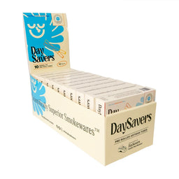 DaySavers Wholesale 84mm Artisan Tubes White 10 Pack 22 Count Display
