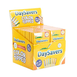 DaySavers Wholesale Half Gram Cones Color Tip 21 Pack 20 Count Display