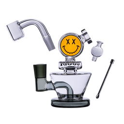 Goody Glass Big Face Mini Dab Rig Kit