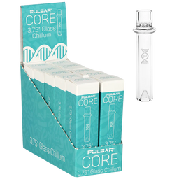 Pulsar CORE 3.75” Glass Chillum Pipe | 10ct Display