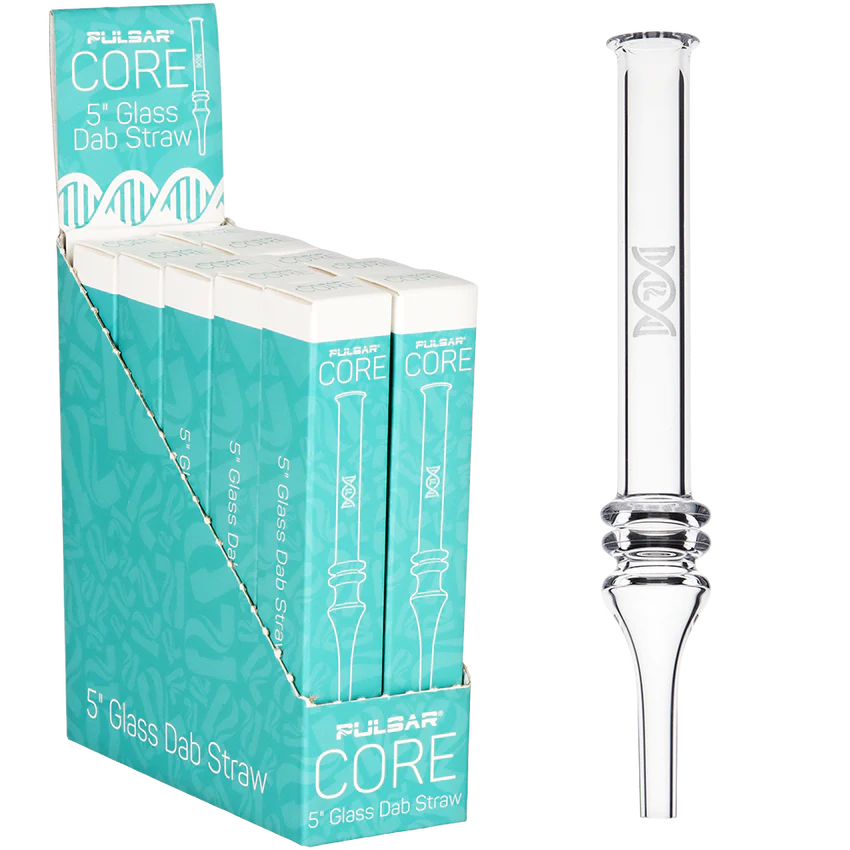 Pulsar CORE 5” Quartz Dab Straw | 10ct Display