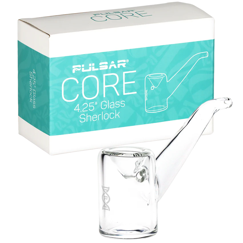 Pulsar CORE 4.25” Glass Sherlock Hand Pipe