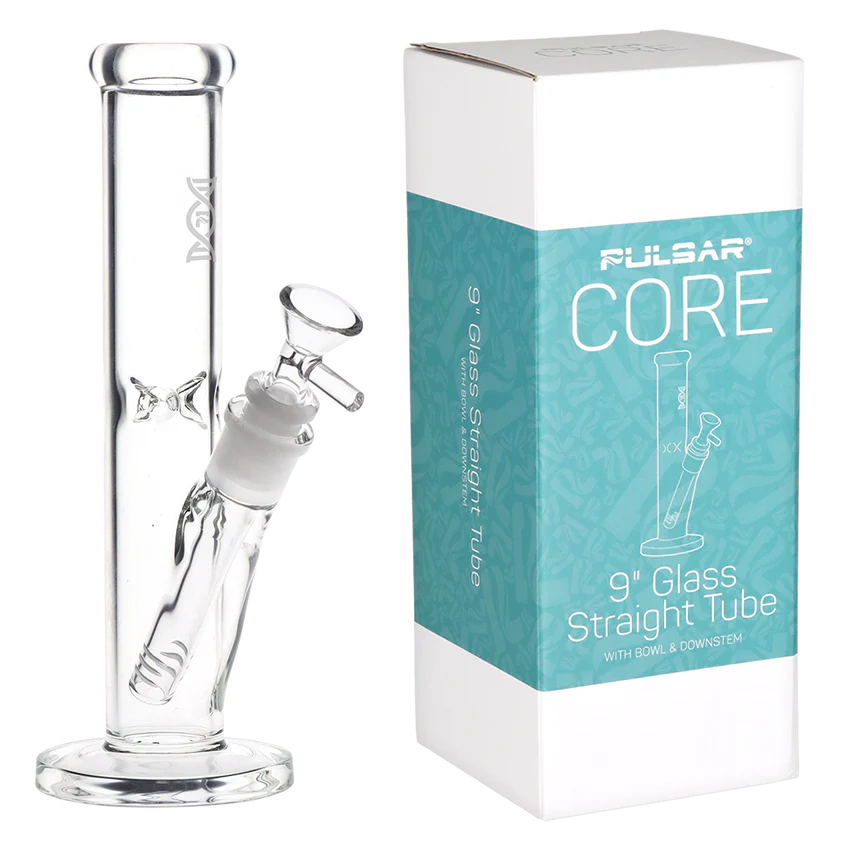 Pulsar CORE 9” Glass Straight Tube Bong