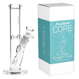 Pulsar CORE 9” Glass Straight Tube Bong