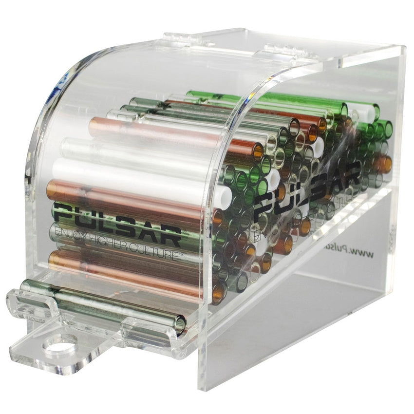 Pulsar Glass Chillum | 4" | Assorted Colors | 100ct Display