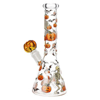 Pulsar Halloween Ball Glow Bong Hand Pipe Bundle