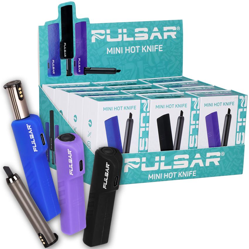 Pulsar Mini Hot Knife 12 Pack POP Display | 180mAh