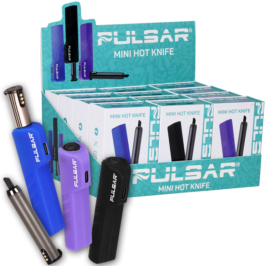 Pulsar Mini Hot Knife 12 Pack POP Display | 180mAh