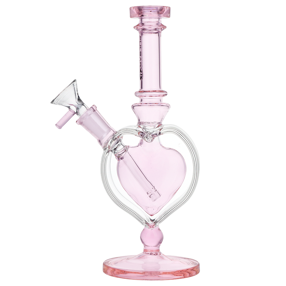Pulsar Pink Heart Chalice Bong