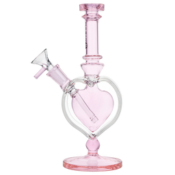 Pulsar Pink Heart Chalice Bong