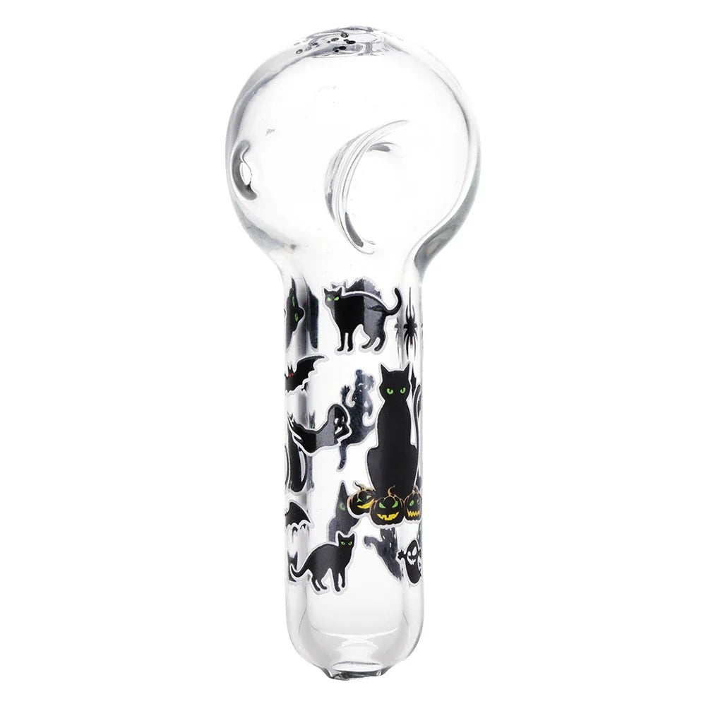 Pulsar Superstitious Kitty Glow Bong Hand Pipe Bundle