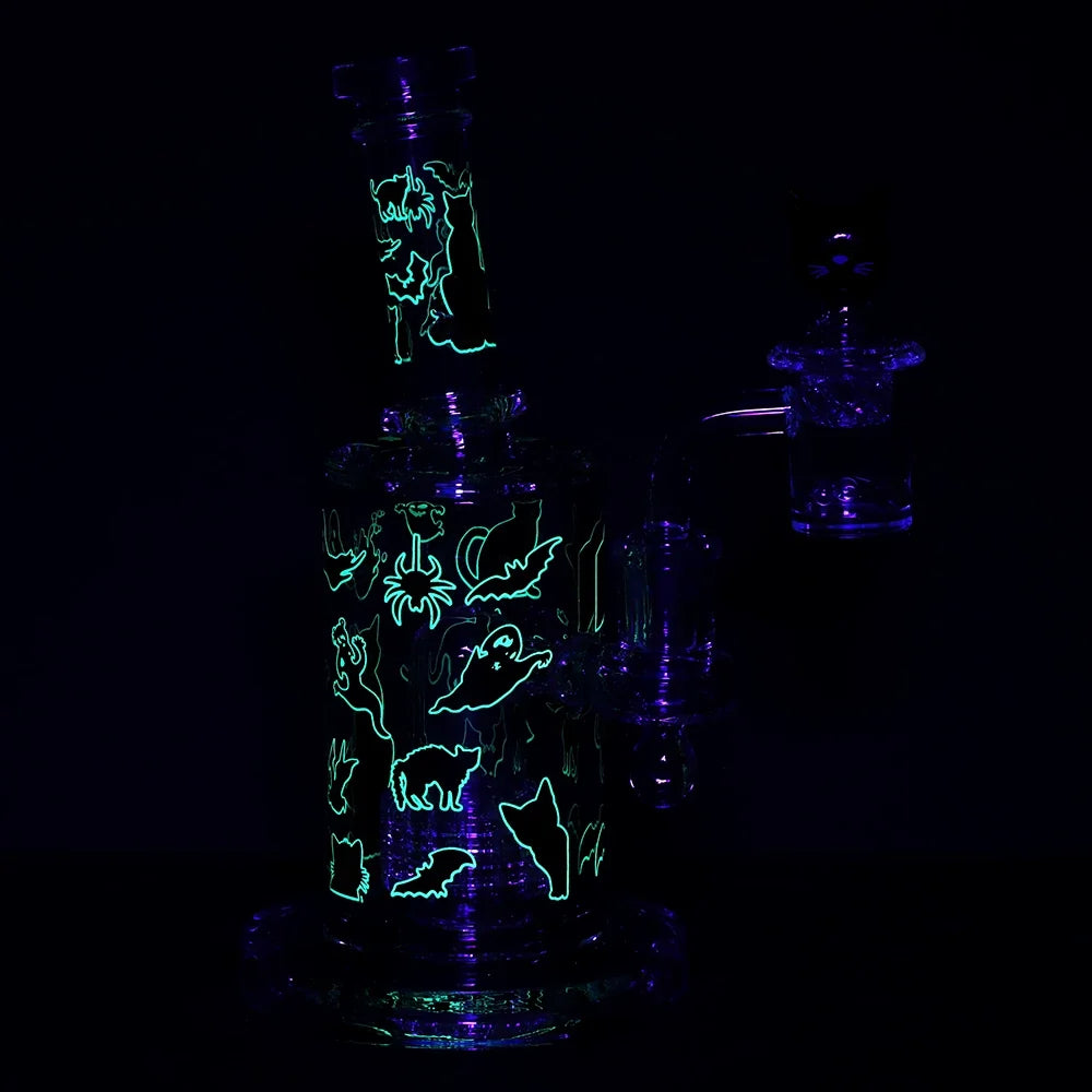 Pulsar Superstitious Kitty Glow Dab Rig Kit