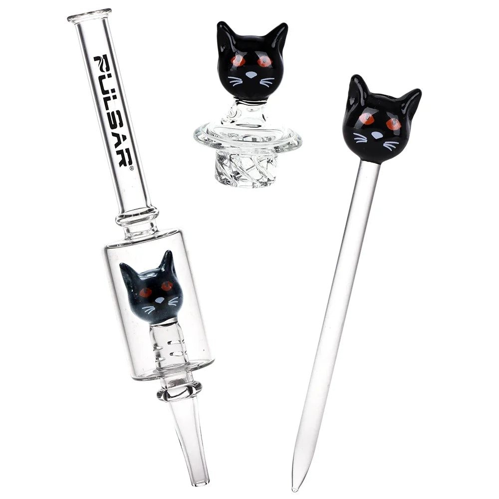 Pulsar Superstitious Kitty Glow Dab Rig Kit
