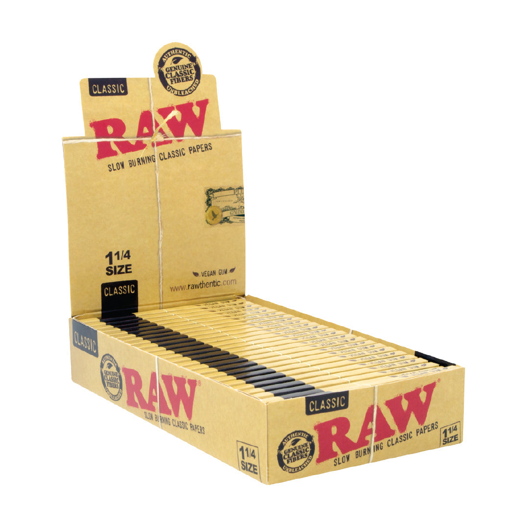 Raw Classic 1.25” Rolling Papers | 24ct Display