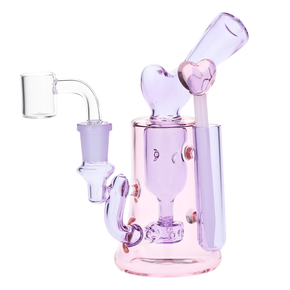 Violet Hearts Incycler Dab Rig