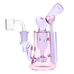 Violet Hearts Incycler Dab Rig