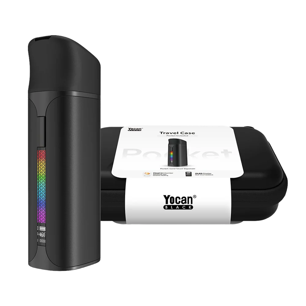 Yocan Black Pocket Vape with Travel Case Bundle