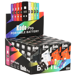 Yocan Kodo Pro 510 Box Mod –  20ct POP Battery Display – Assorted Colors